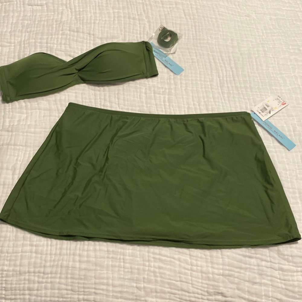 Green swim suit